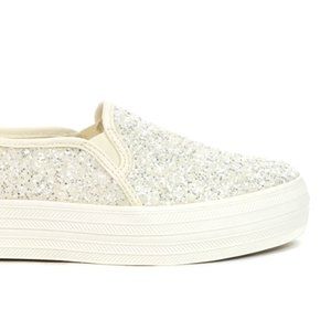 Keds x Kate Spade Glitter Slip-On Sneakers size 9.5
